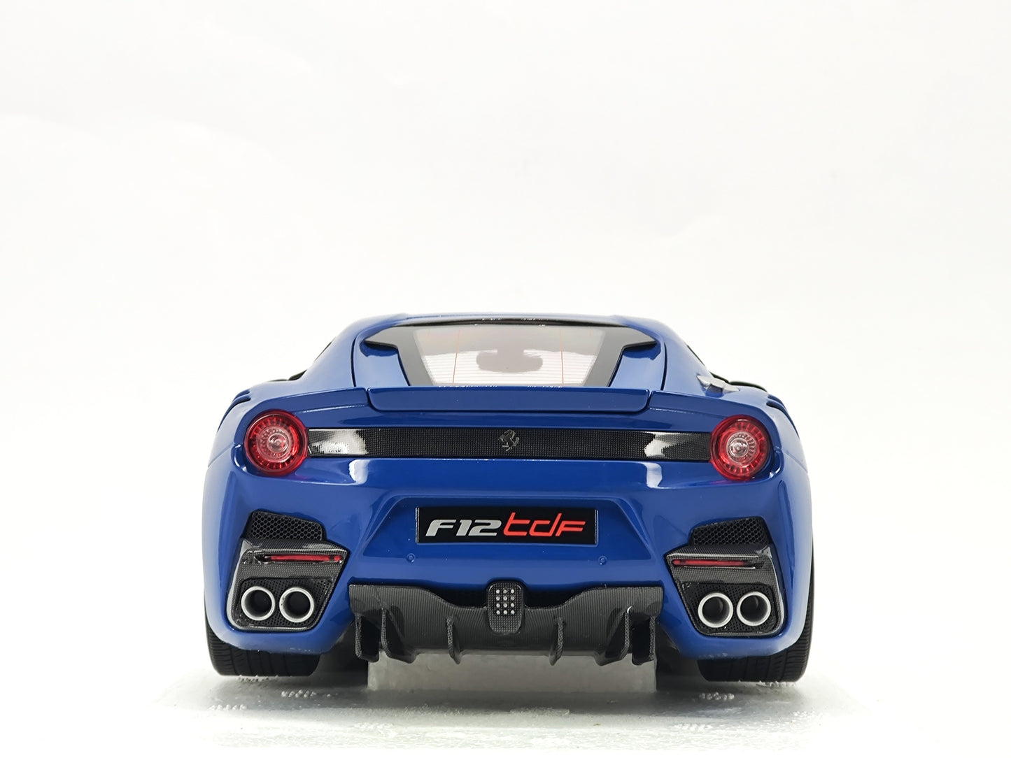 BBR 1/18 Ferrari F12 TDF Blue All - Open Alloy Model Car Model