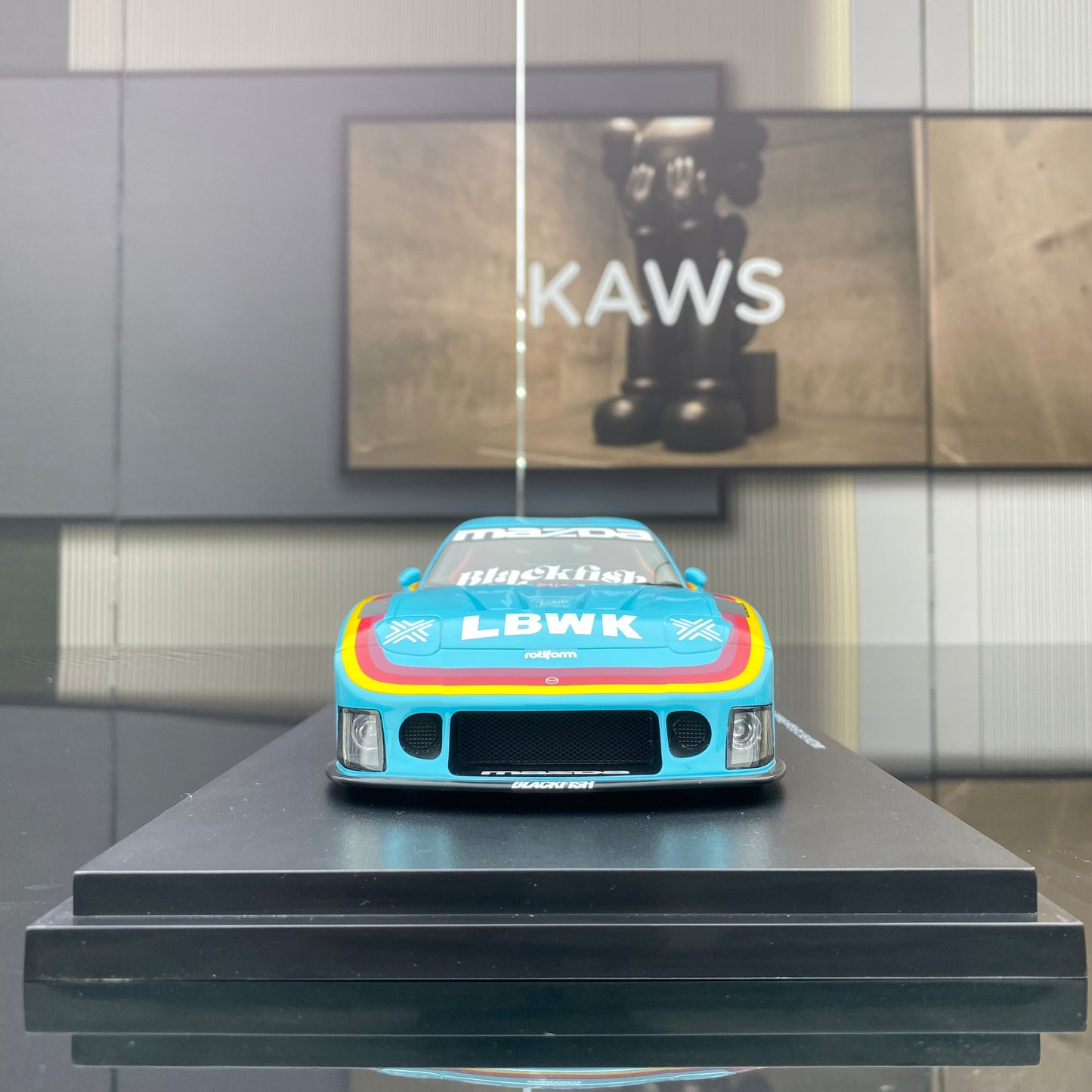 Topspeed 1/18 Mazda RX-7 LB- Super Silhouette Liberty Walk Europe Limited Edition Car Model Ornament