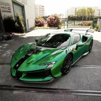 BBR 1/18 Ferrari SF90 XX Stradale GREEN JEWEL simulation car model ornaments