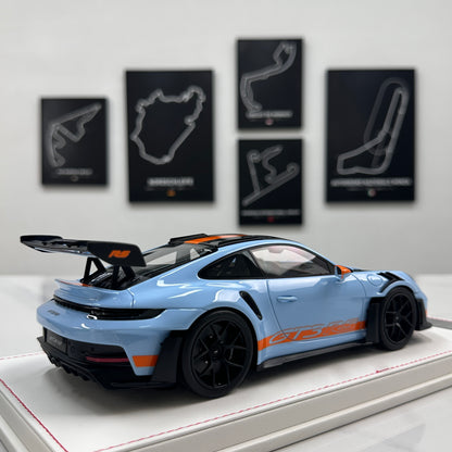GH MODEL 1/18 Porsche 992 GT3RS Gulf Oil Limited Edition Model Car