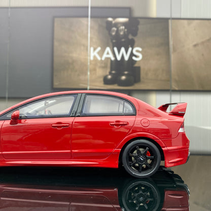 OTTO 1/18 HONDA CIVIC MUGEN RR(FD2) red simulation car model