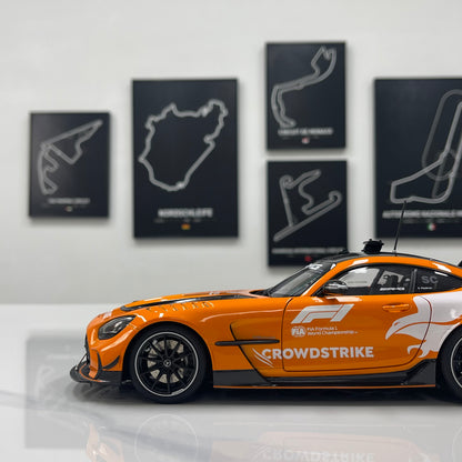 MINICHAMPS 1/18 Mercedes-AMG GT BLACK SERIES SILVERSTONE 2025 Safety Car Orange 110032092