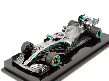 Amalgam 1/18 Mercedes-AMG F1 W10 EQ POWER+2019 Hamilton Black and Gray Limited Edition Car Model M6042-324