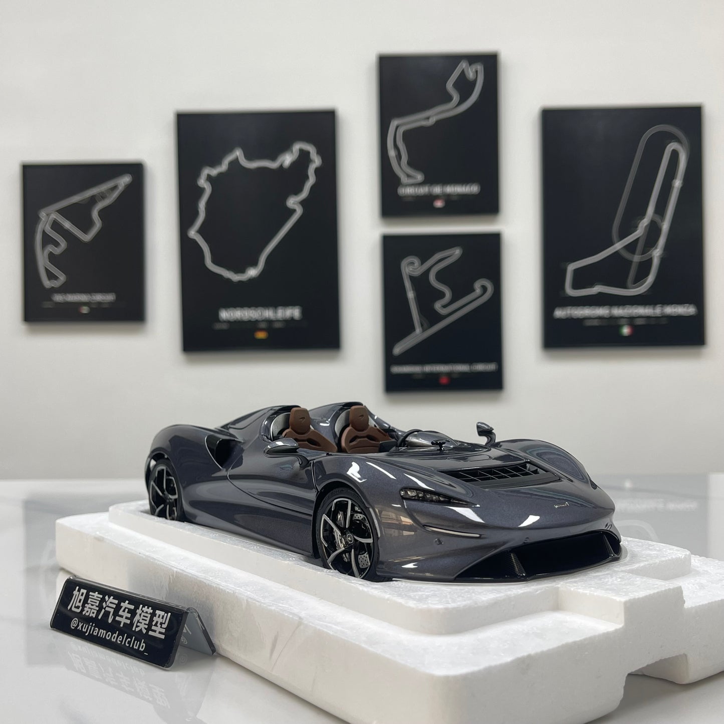 LCD 1/18 McLaren Elva Diecast Model – Metallic Grey (LCD18015-HGM)