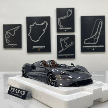 LCD 1/18 McLaren Elva Diecast Model – Metallic Grey (LCD18015-HGM)