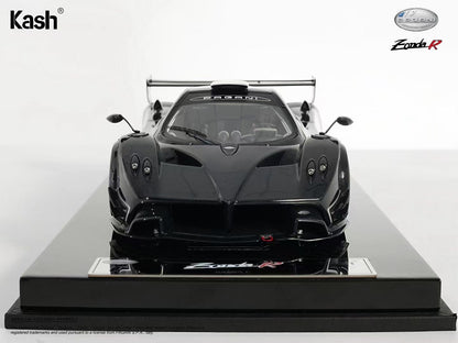 Kash Model 1/18 Pagani Zonda R Gloss Carbon Black Diecast Model