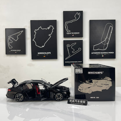 MINICHAMPS 1/18 BMW M5 2024 Metallic Black 110023801