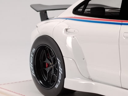 VIP 1/18 Porsche RWB TAYCAN BROMOS #59 white paint simulation car model
