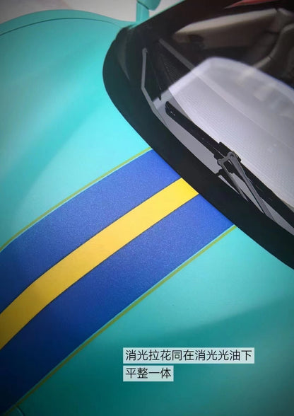 MR 1/18 Ferrari 488 pista special edition matte Tiffany blue limited edition of 28 simulated car model ornaments