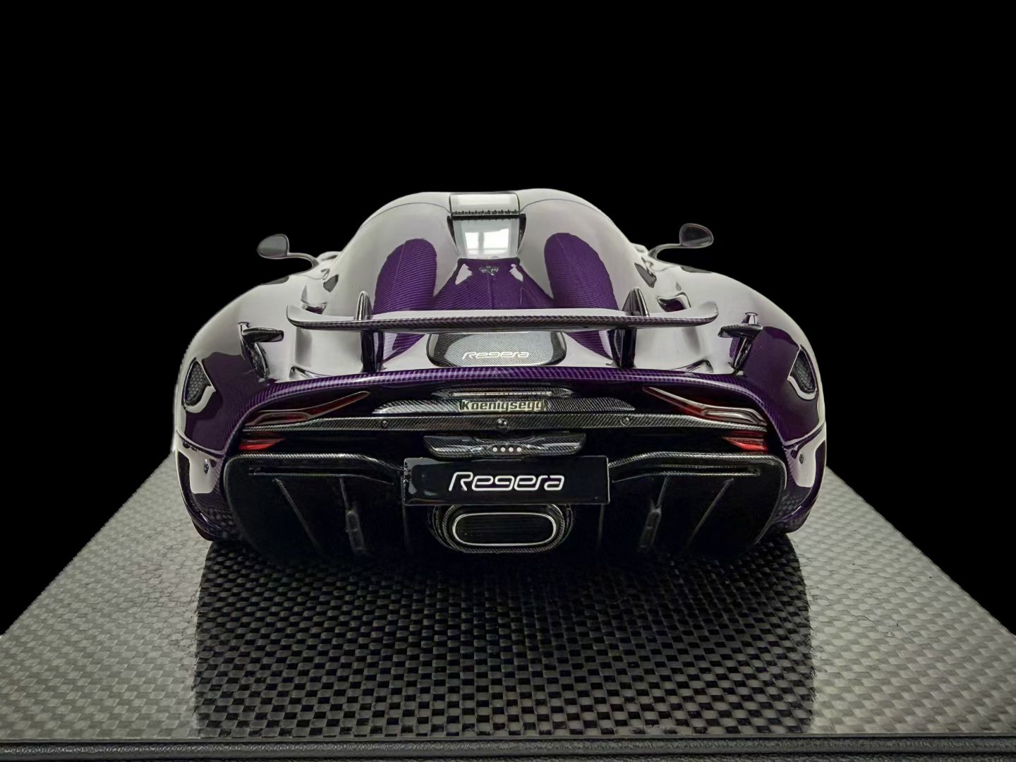 Frontiart 1/18 Koenigsegg Regera — Carbon Purple (Limited to 35 Units Worldwide)