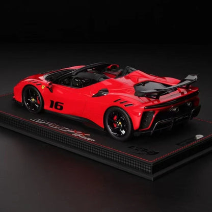 pre-sell BBR 1/18 Ferrari SF90 XX Spider Rosso Crosa standard red 16 simulation car model ornaments