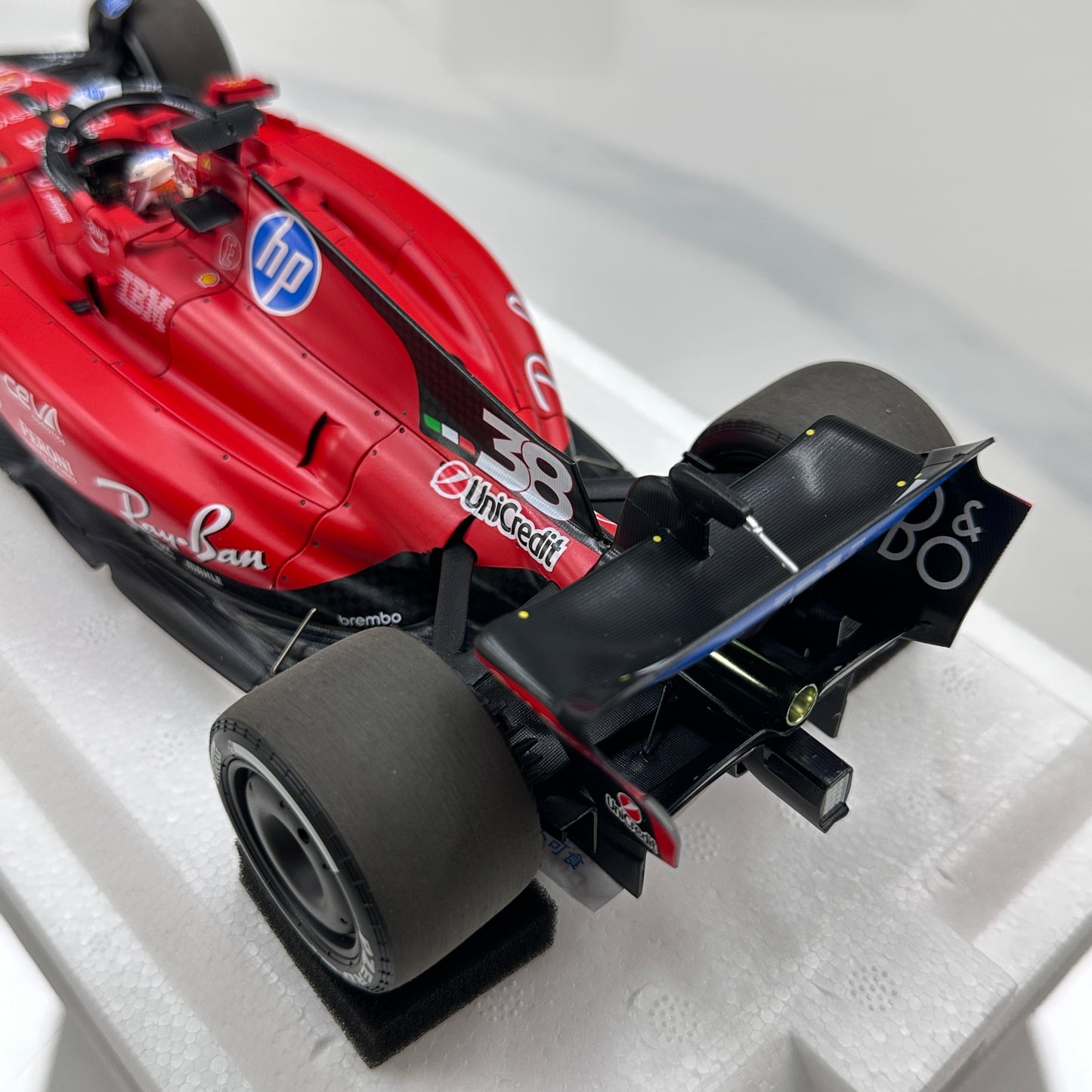 BBR 1/18 Ferrari SF-23 #38 Zhou Guanyu Red BBR2318T38