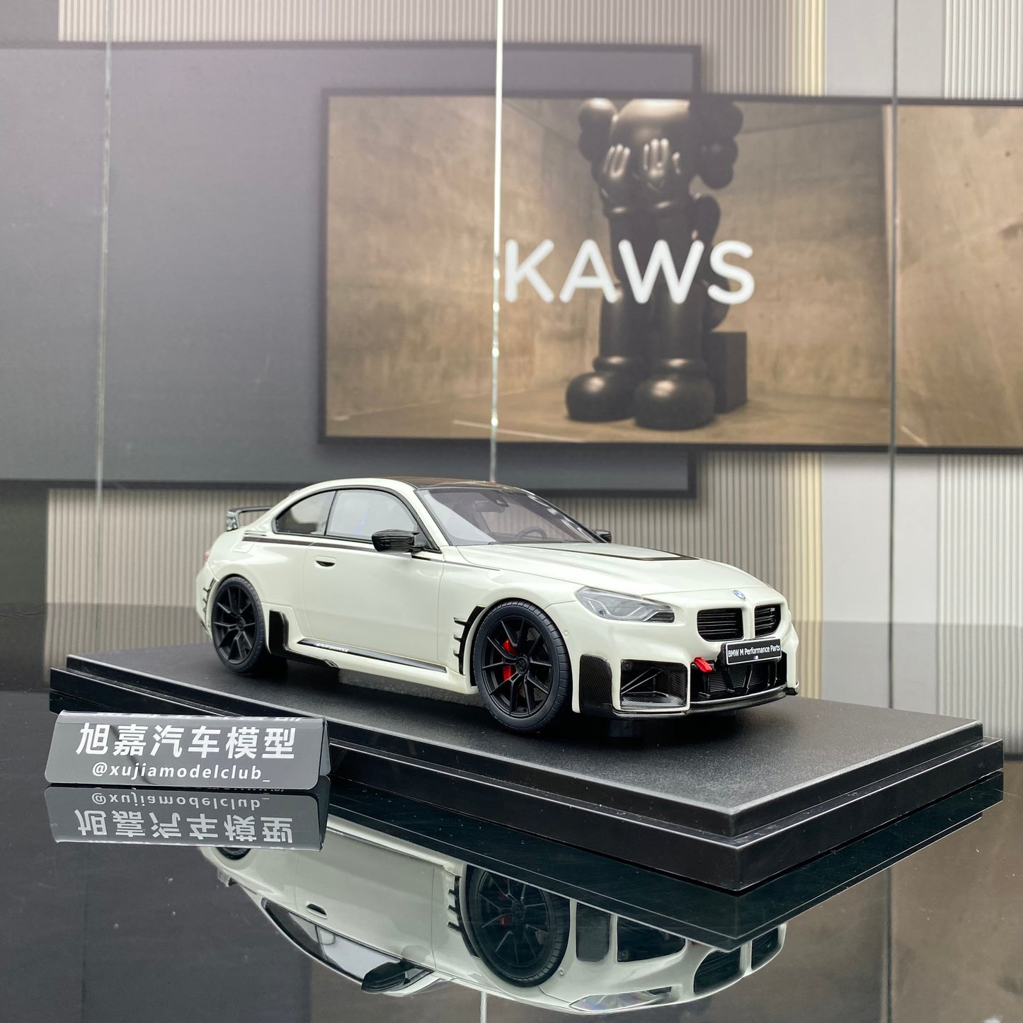 GT Spirit 1/18 BMW M2 M PERFORMANCE white simulation car model ornaments