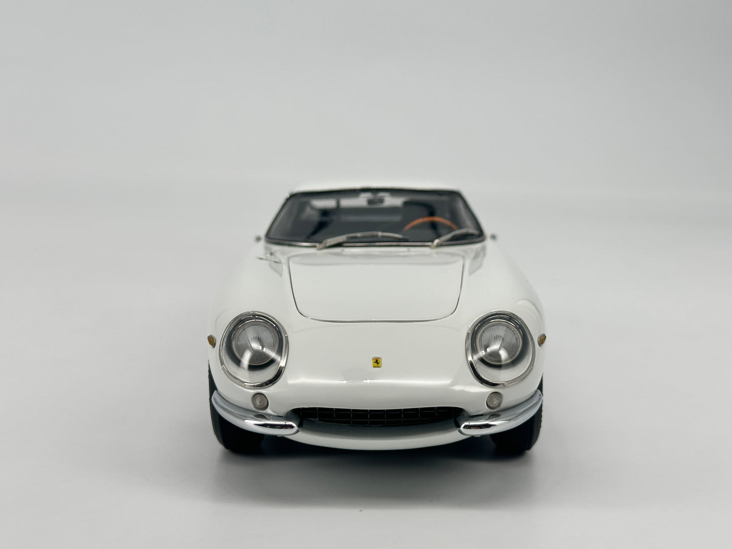 CMC 1/18 Ferrari 275 GTB White Alloy Full Open Car Model Ornaments