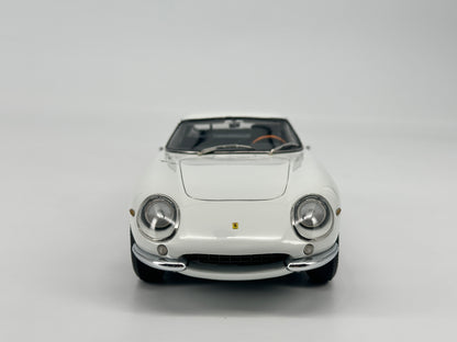 CMC 1/18 Ferrari 275 GTB White Alloy Full Open Car Model Ornaments