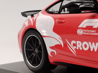 MINICHAMPS 1/18 Mercedes-Benz AMG GT-R F1 Safety Car 2021 Red Paint Alloy Car Model 155036095
