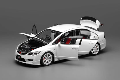 MH 1/18 Honda Civic FD2 Diecast Full Opening Scale Car Model