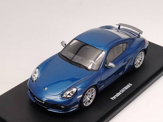 GT Spirit 1/18 Porsche CAYMAN R AQUA Metallic Blue Resin Model
