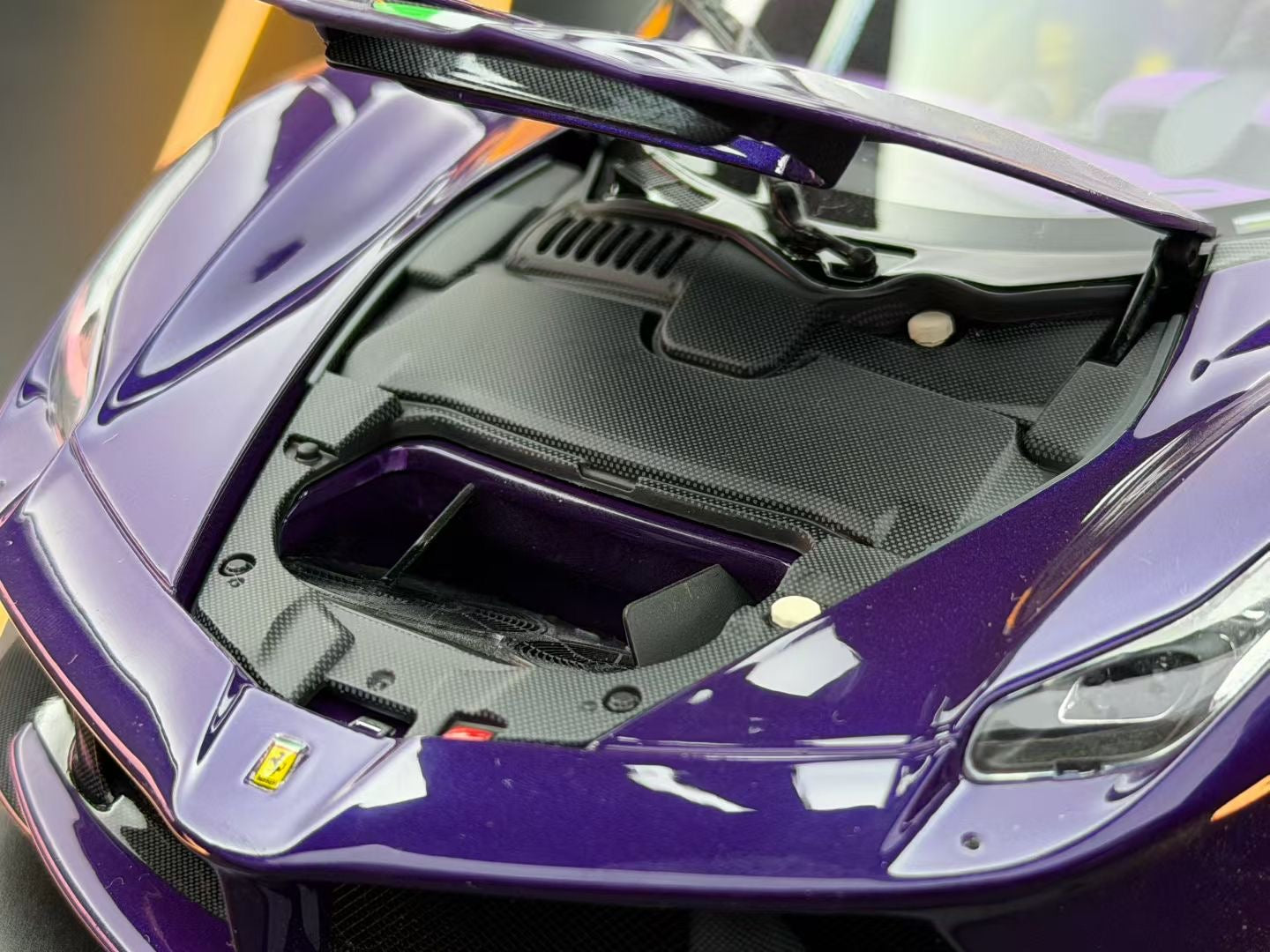 BBR 1:18 Ferrari LaFerrari Alloy Fully Open, Dubai Purple BB8182237