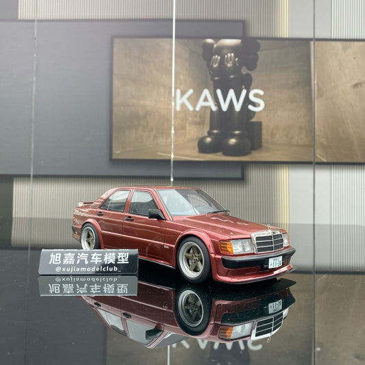 OTTO 1/18 Mercedes-Benz RAUH-WELT REPUBLIK 190E 2,5-16 ALMANDINE model