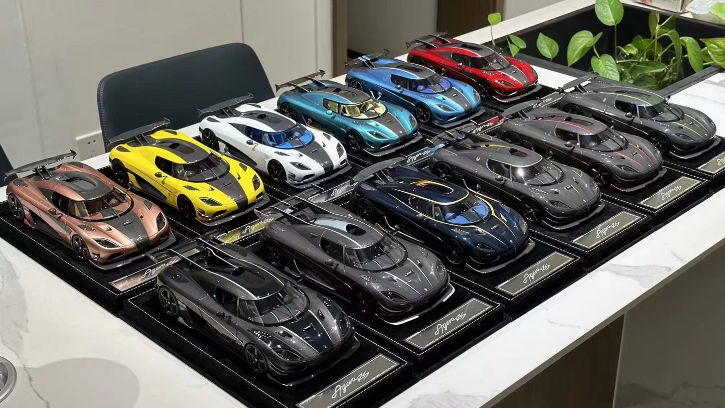 HH Model 1/18 Koenigsegg Agera RS Simulation Car Model Ornaments