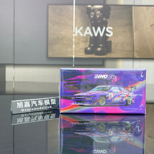 INNO 1/64 TOYOTA AE86 N2 86 Tec-Art's purple alloy car model