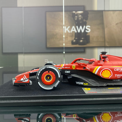 looksmart 1/18 Ferrari SF-24 2024 Saudi Grand Prix F1 third place No. 16 Leclerc