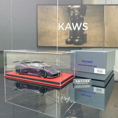 PEAKO 1/18 Pagani Zonda Viola(1 of1) Purple Limited Edition Car Model Ornament Gift