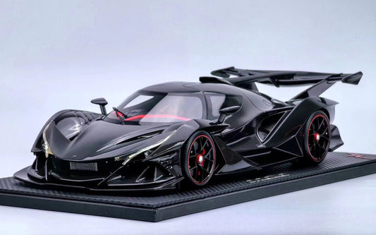 Peako 1/12 Apollo IE full carbon fiber color high-end simulation car model ornament gift