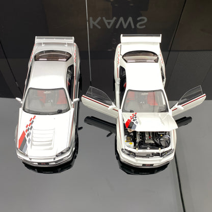 MOTORHELIX 1/18 NISMO SKYLINE GT-R (R34) Modelo de coche de simulación totalmente abierto de aleación PERSONALIZADO POR NISMO