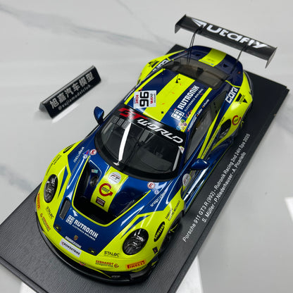 Spark 1/18 Porsche 911 (992) GT3 R – 2025 Spa 24 Hours Runner-up (Green Livery) – 18SB081