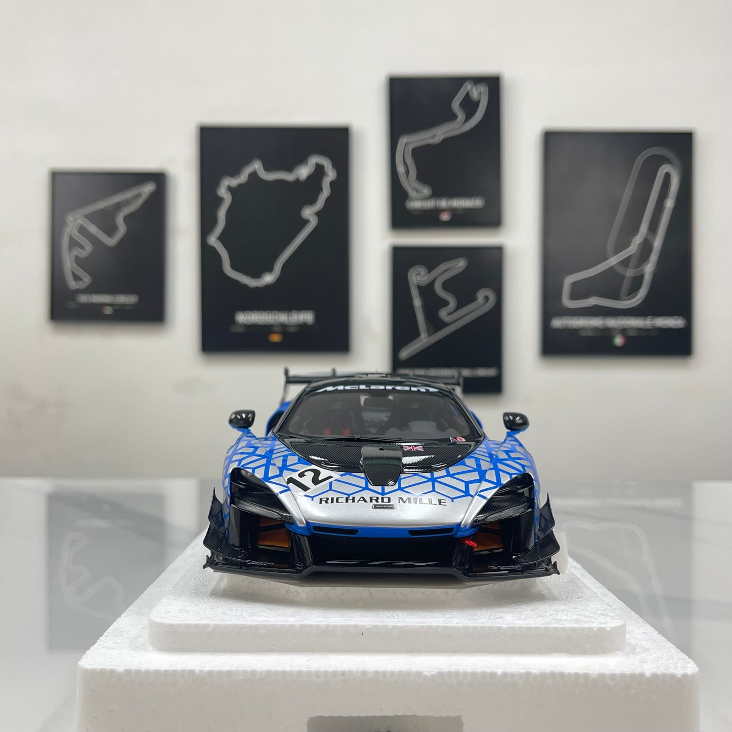 AUTOart 1/18 McLaren Senna GTR Blue #12 81955