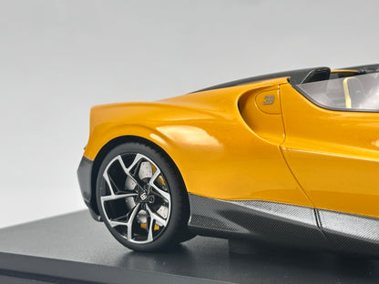 TOPSPEED 1/18 Bugatti W16 Mistral Yellow Resin Car Model