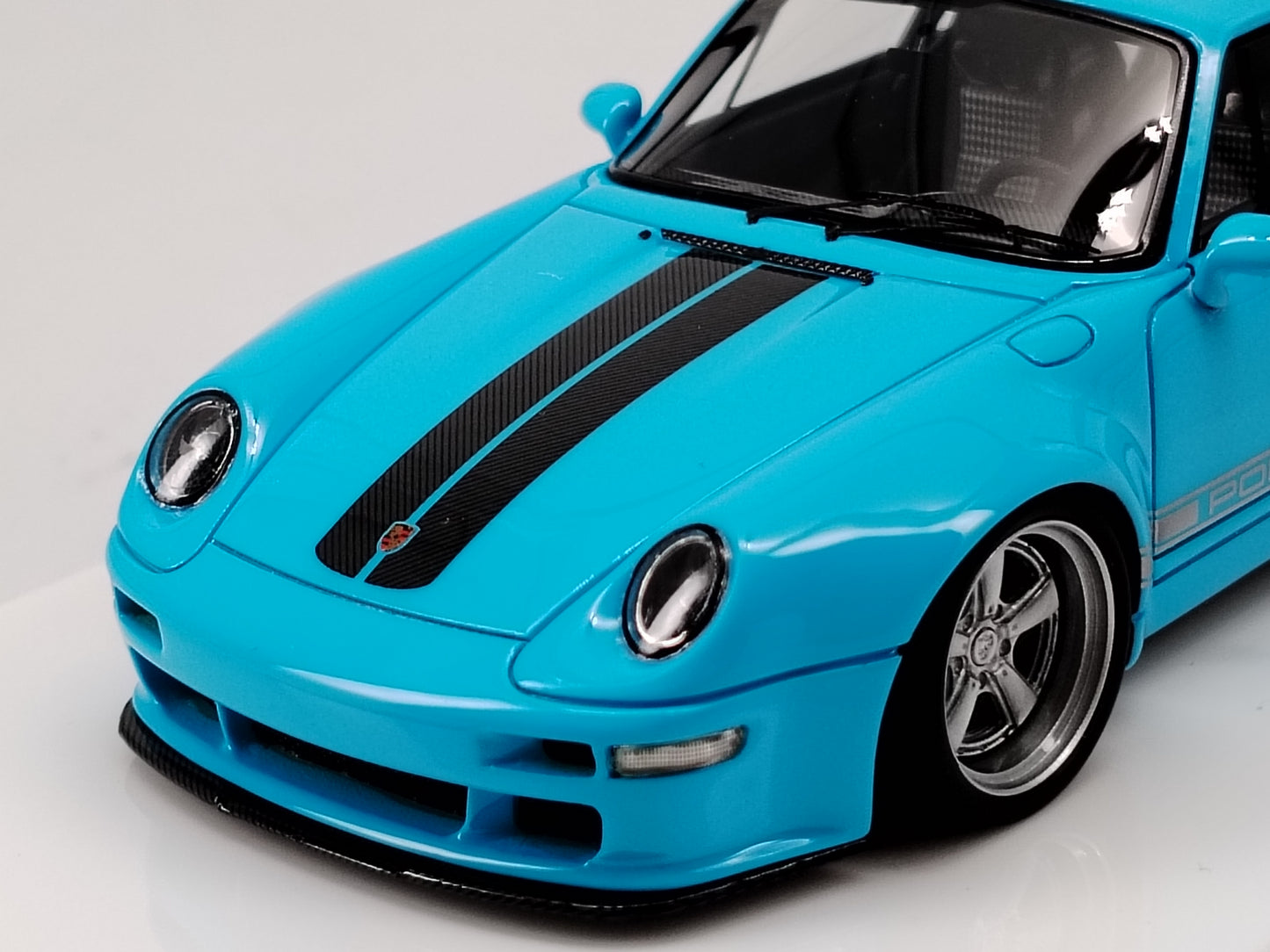 SCM 1/43 Porsche Gunther Werks Limited Edition Simulation Car Model Ornaments