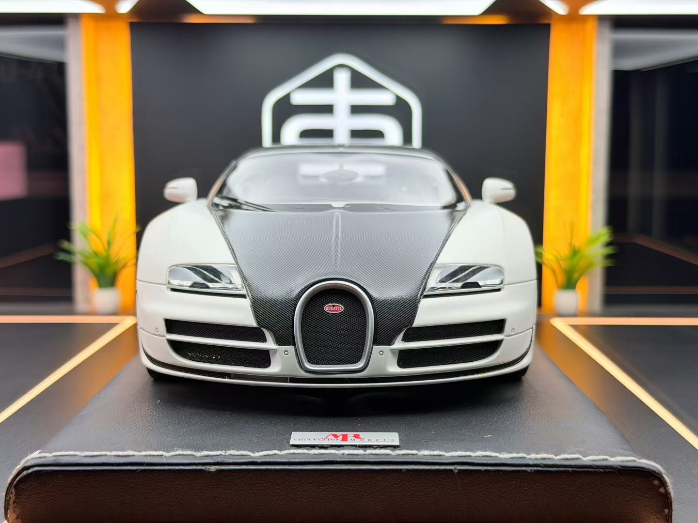 MR 1:18 Bugatti Veyron SS Panda Colorway DDJ016 
Condition: Average