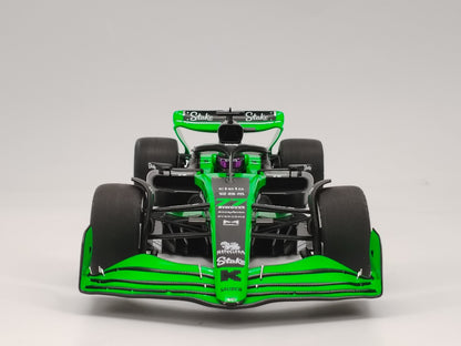 MINICHAMPS 1/18 STAKE F1 TEAM KICK SAUBER C44-VALTTERI BOTTAS Black-Green Livery Alloy Car Model 117240177