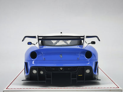 DG 1/18 Ferrari 599 XX EVO #70 Blue Simulation Car Model
