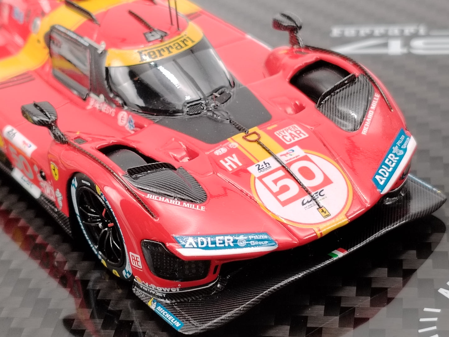 BBR 1/43 Ferrari 499P Hypercar 2023 Pair Set Version Red Model Car