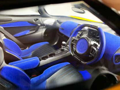 pre-sell Frontiart 1/8 Koenigsegg Jesko Swedish yellow limited edition high-end simulation car model ornaments