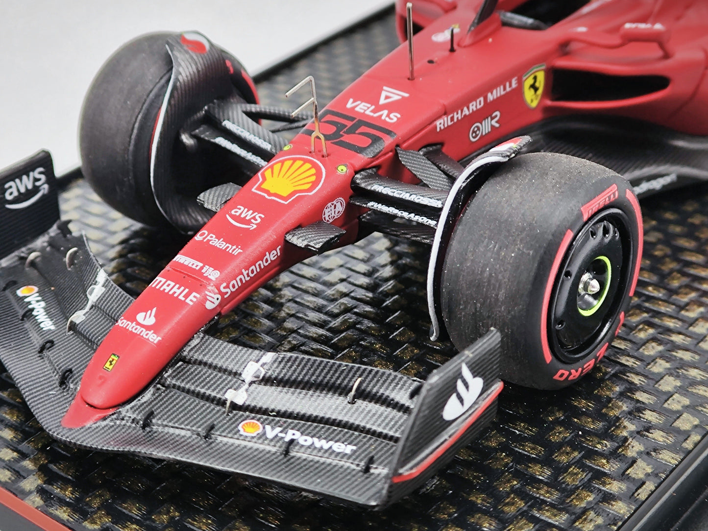 BBR 1/43 Ferrari SF75 GP Bahrain Station Limited Edition Car Model Ornaments