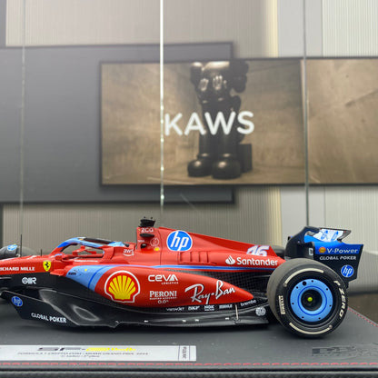 BBR1/18 Ferrari Miami #16 Charles Leclerc 3rd place racing car model