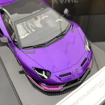 DM 1/18 Lamborghini SVJ Daniel limited edition car model ornament gift