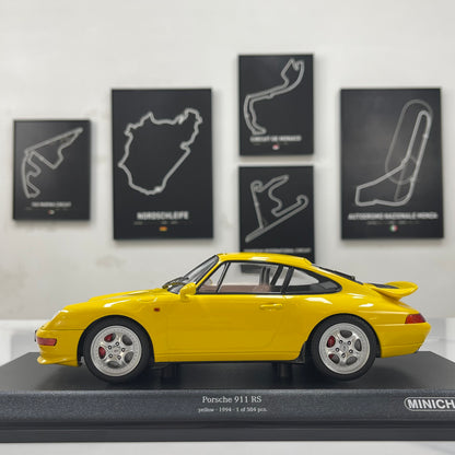 MINICHAMPS 1/18 Porsche 911 RS (993) - 1994 Yellow 155061120