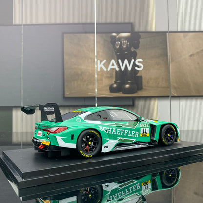Topspeed 1/18 BMW M4 GT3 #11 Motorsport DTM simulation car model ornaments