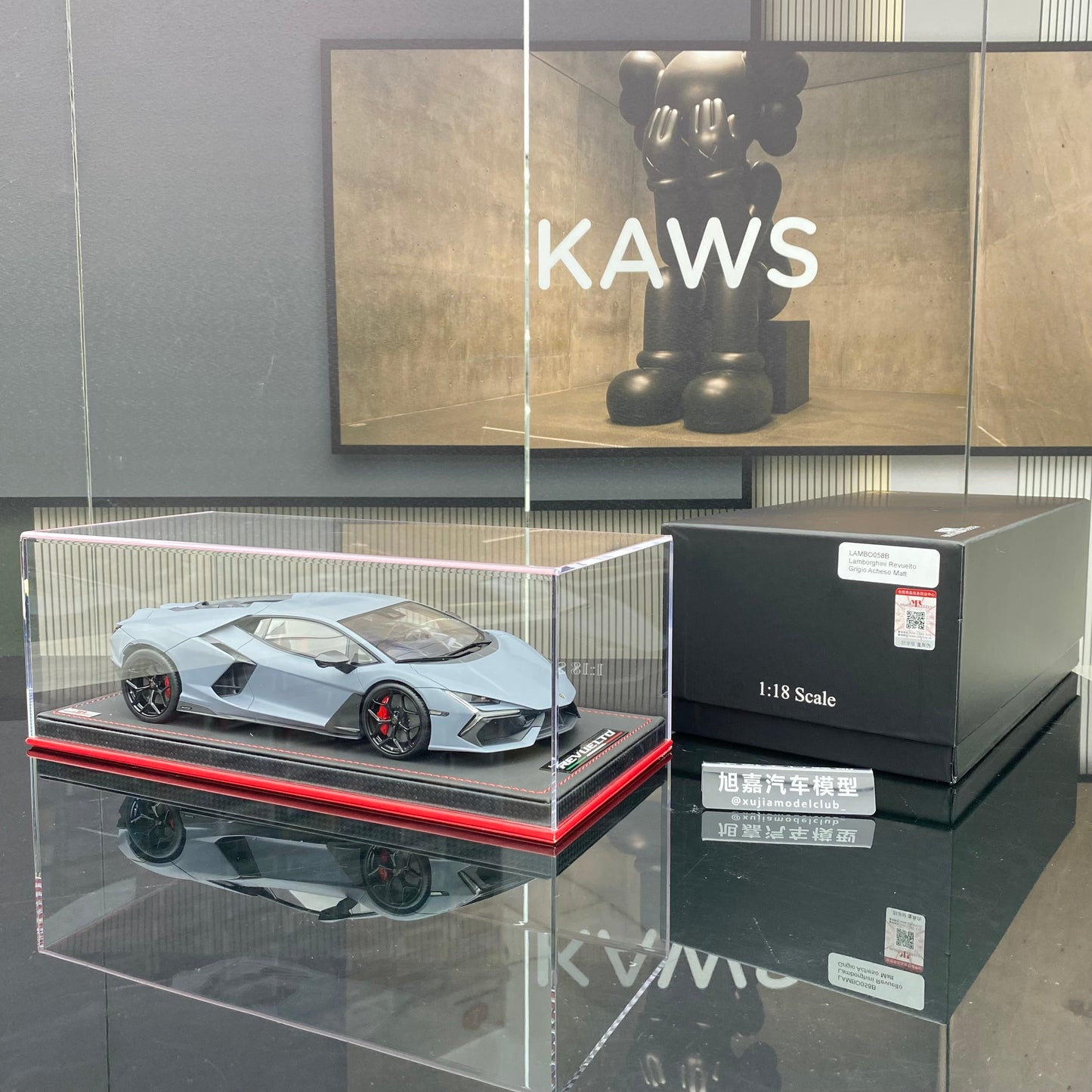 MR 1/18 Lamborghini Reveulto limited edition simulation car model collectible