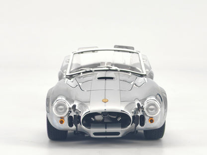 Kyosho 1/18 Ford Shellby Cobra 427 S/C Silver-plated Alloy Simulation Car Model