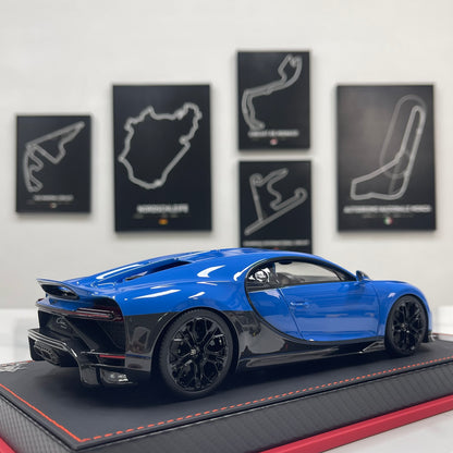 BBA MODEL 1/18 Bugatti Chiron Profilée Blue
