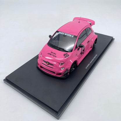 Topspeed 1/18 Abarth 595 LBWK simulation car model