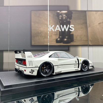 GT Spirit 1/18 Ferrari F40 white simulation car model collection ornaments