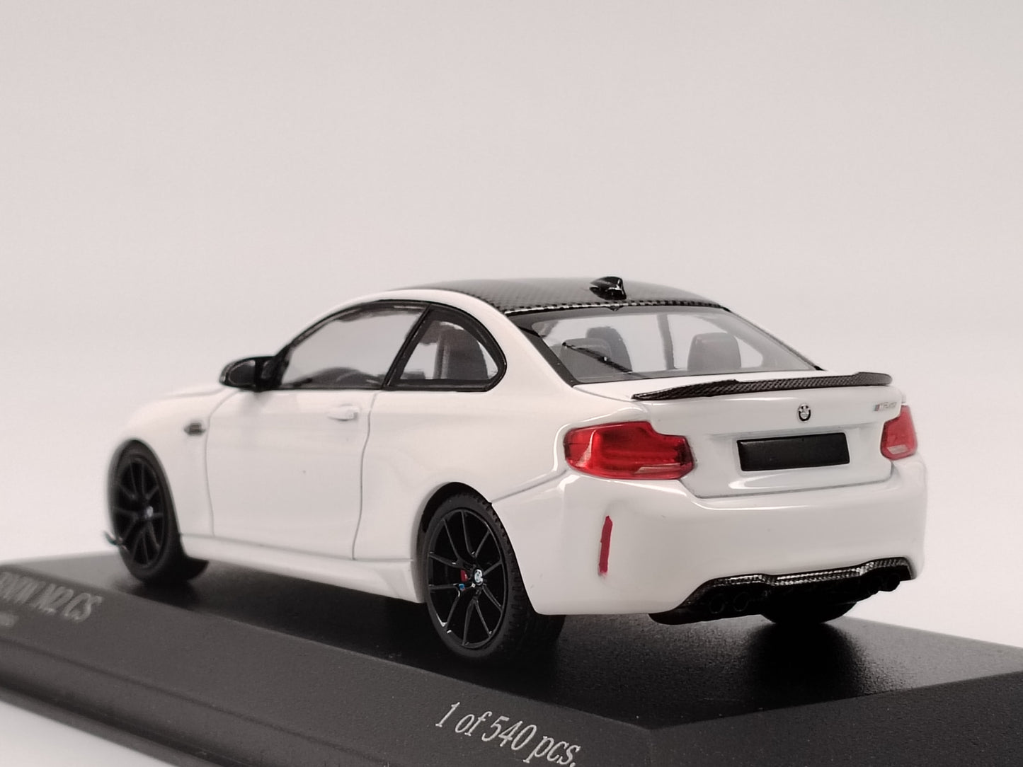 MINICHAMPS 1/43 BMW M2 CS White Alloy Car Model 410021021